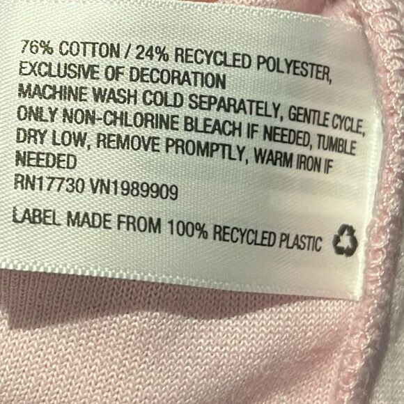 JoyLab Women’s Pink Velour Boatneck Long Sleeve Sweatshirt, Size XS, NWT - Picture 7 of 7